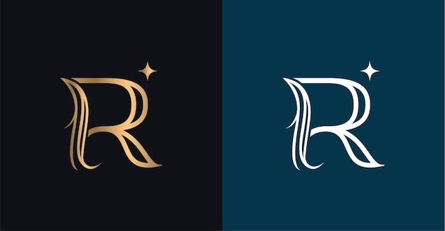 Letter R Monogram Logo design