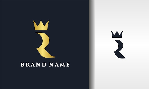 letter R royal crown logo