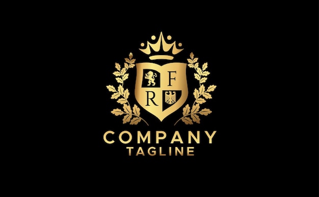 Letter RF Luxury Logo