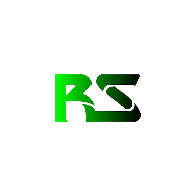 letter rs logo icon