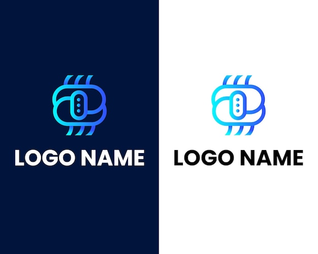 letter s and b and e with chat modern logo design template