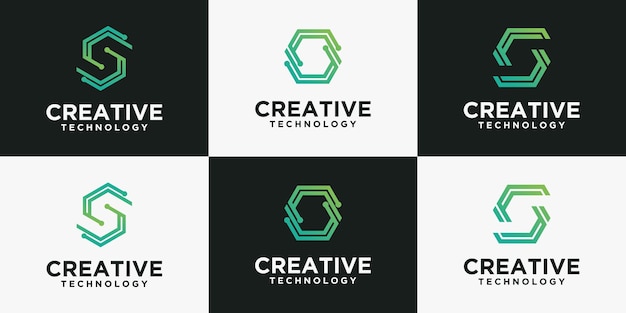 Letter S Creative Minimalist Design Template Graphics for Business Identity