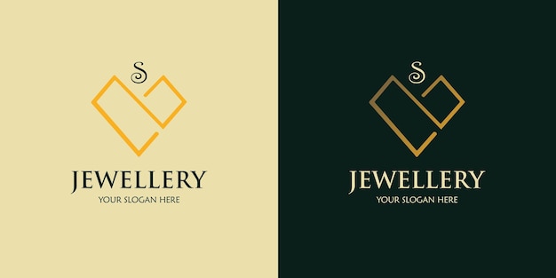 Letter S Diamond Logo Design