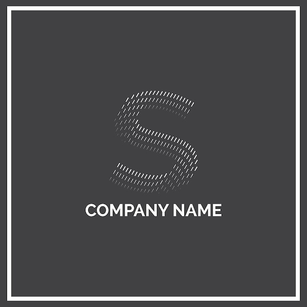 Vector letter s logo design company logo