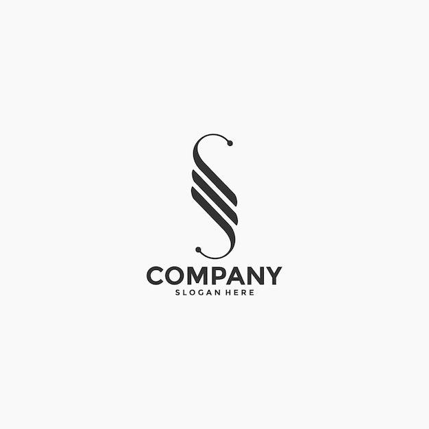 Vector letter s logo design vector