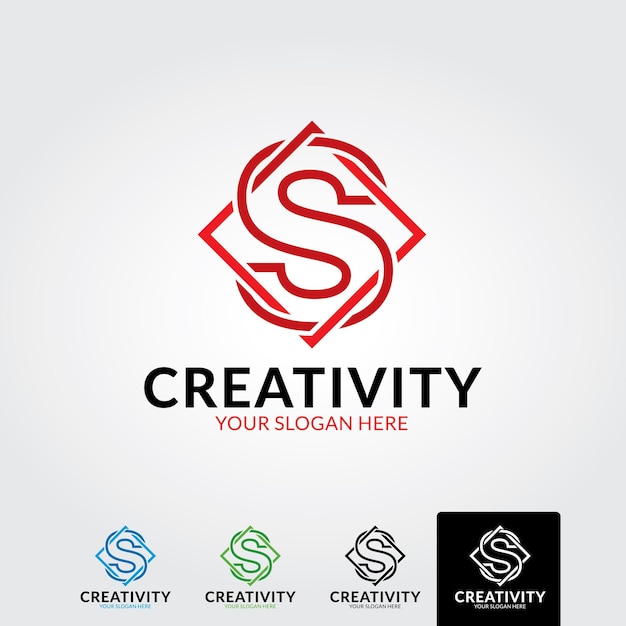 Letter S logo icon design template elements