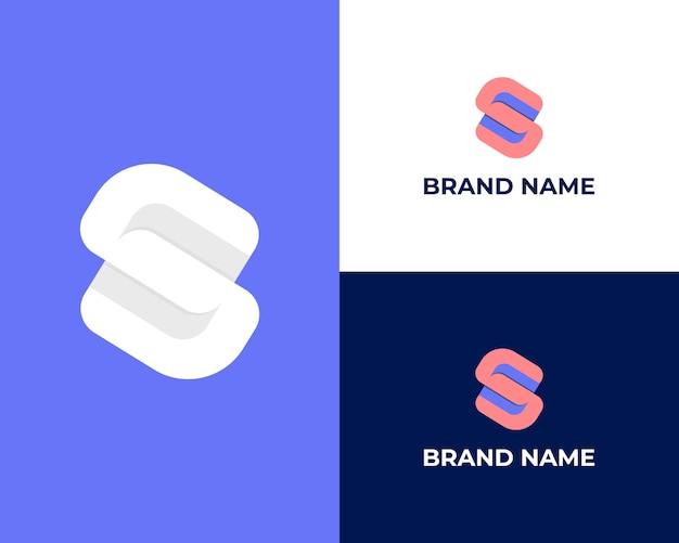 Letter S logo icon design template elements