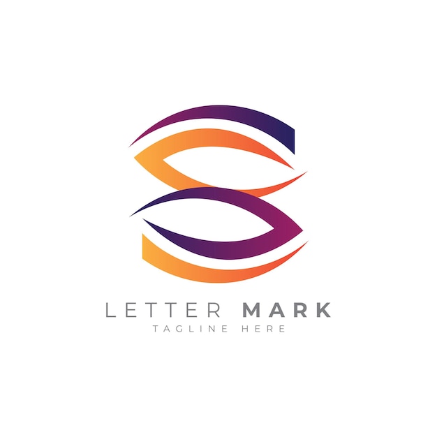 Letter S logo mark monogram logo design