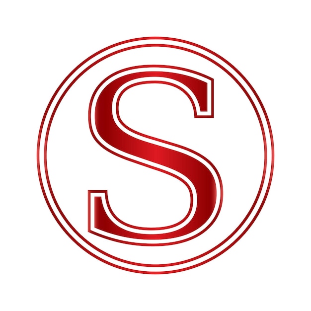 Letter S Logo For T-Shirt Design