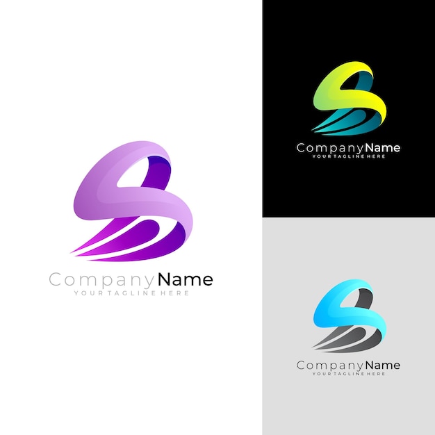 Letter S logo with modern design vector company logos