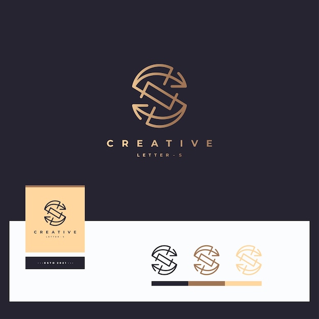 Letter s logotype designs