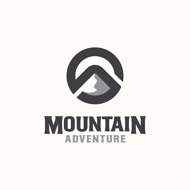 Letter S Mountain Logo Template