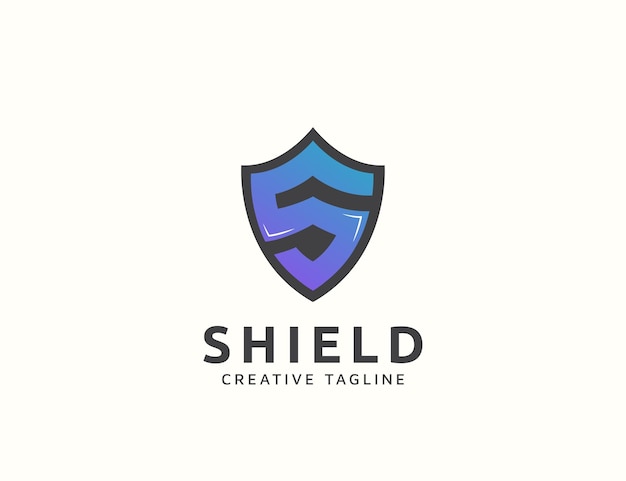 Letter S shield logo design