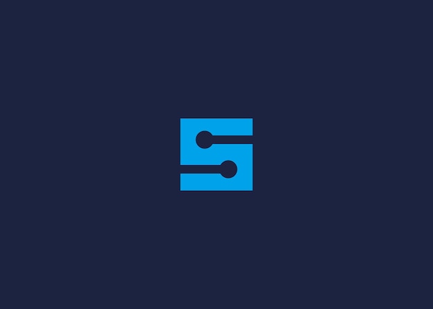 letter s technology logo icon design vector design template inspiration