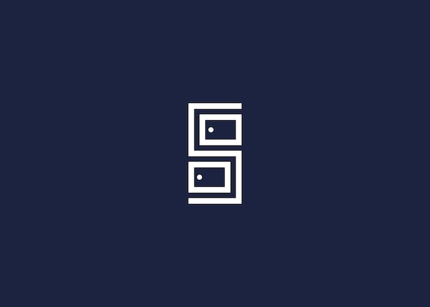 letter s with cupboard logo icon design vector design template inspiration