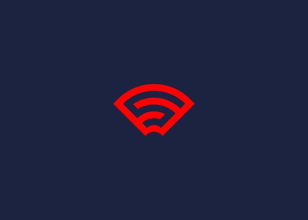 letter s with wifi logo icon design vector design template inspiration