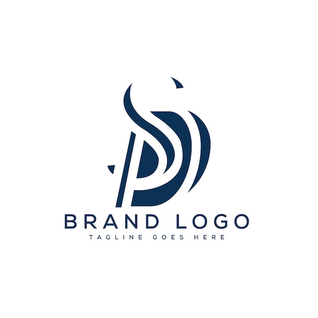 Vector letter sd logo design vector template design for brand