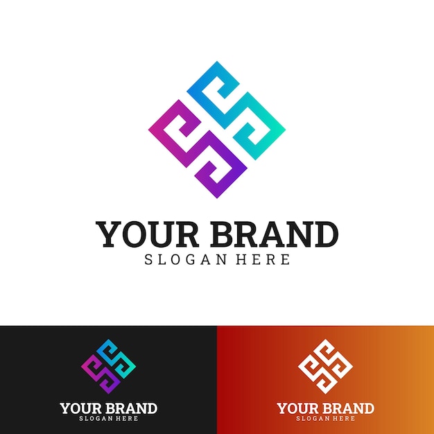 LETTER SS MONOGRAM LOGO DESIGN