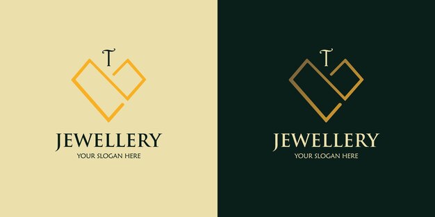 Letter T Diamond Logo Design