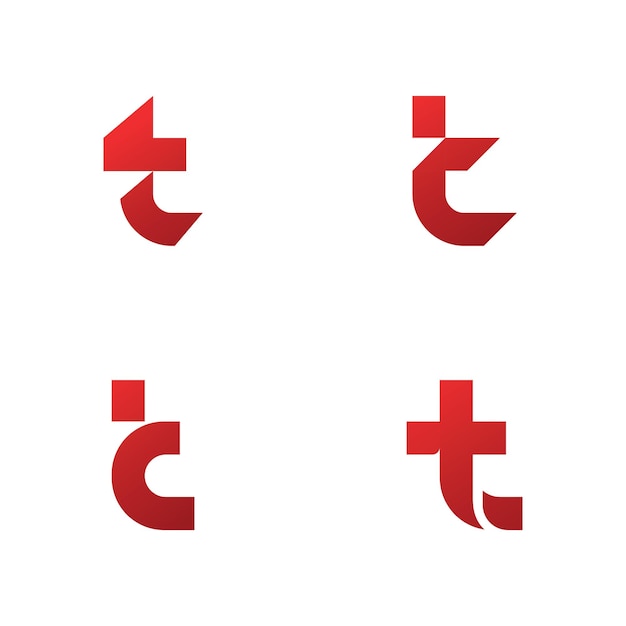 Letter T logo icon design template