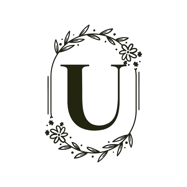 letter u logo design