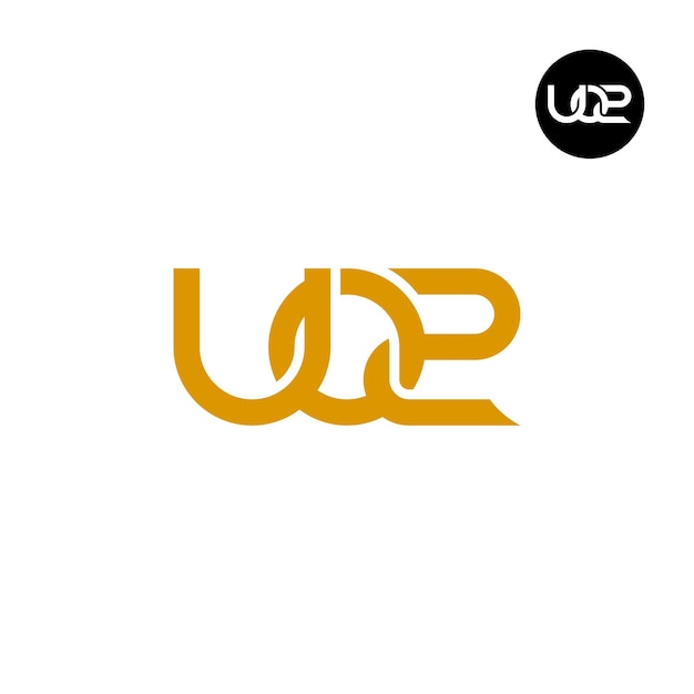 Letter UO2 Monogram Logo Design