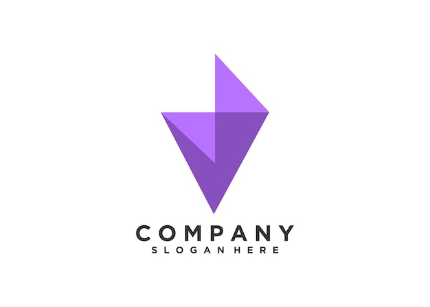 letter V logo company name