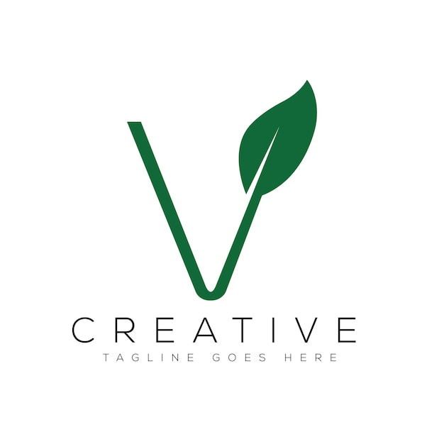 Letter V logo design template vector illustration