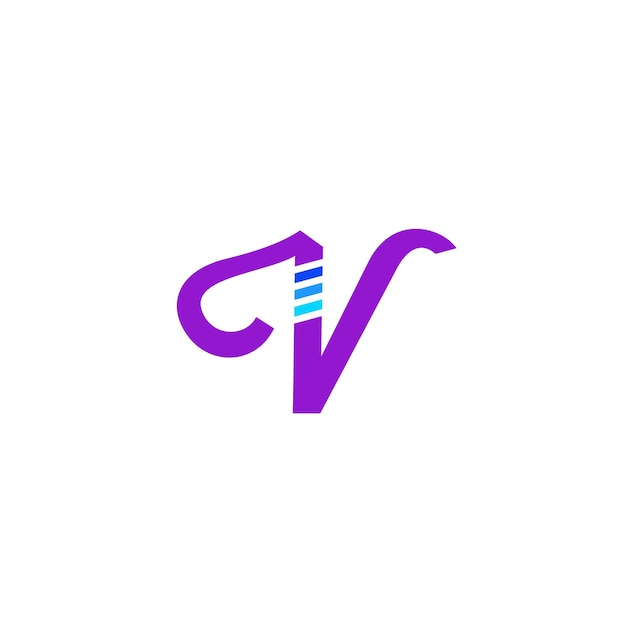 Letter V Logo Design Vector for Branding and Brand Identity