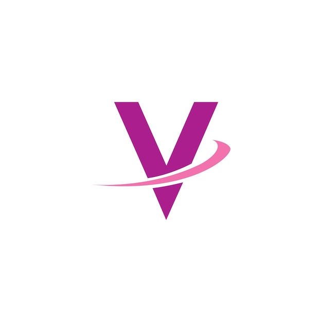 Letter V logo design