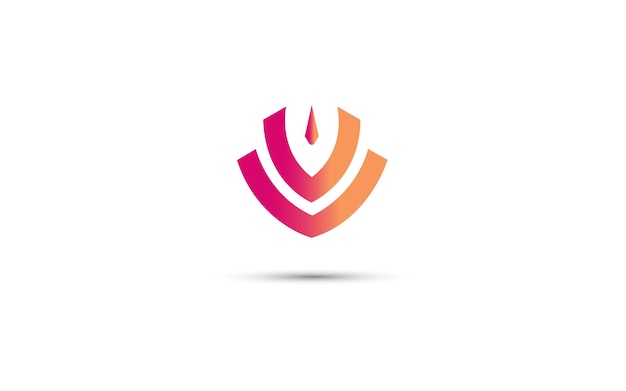 Letter VV abstract modern colorful logo