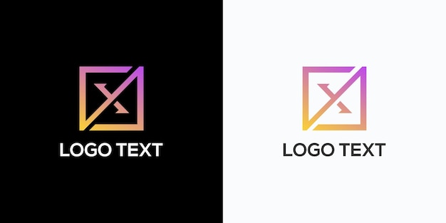 Letter x logo design Premium Vector