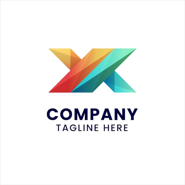 Letter X logo template