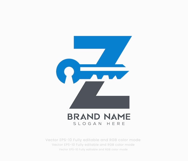 letter z key logo