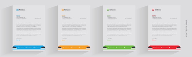 letterhead corporate official business agency marketing flyer poster informative template design