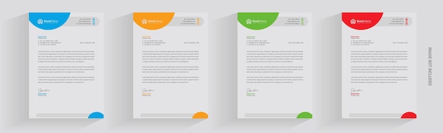 letterhead corporate official business agency marketing flyer poster informative template design