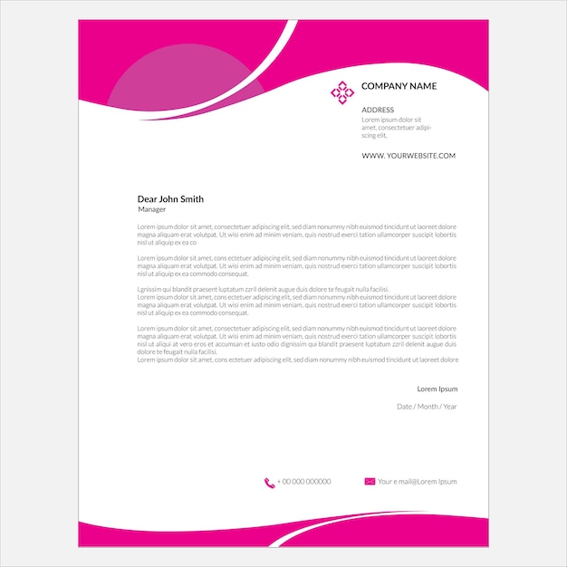 letterhead design and business letterhead