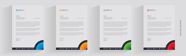 letterhead flyer corporate business marketing a4 brochure magazine template design logo package