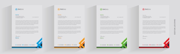 letterhead flyer corporate business marketing a4 brochure magazine template design logo package