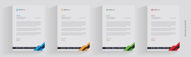 letterhead flyer corporate business marketing a4 brochure magazine template design logo package