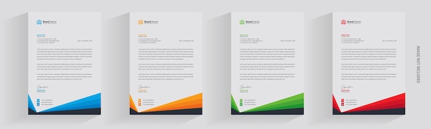 letterhead flyer corporate business marketing a4 brochure magazine template design logo package