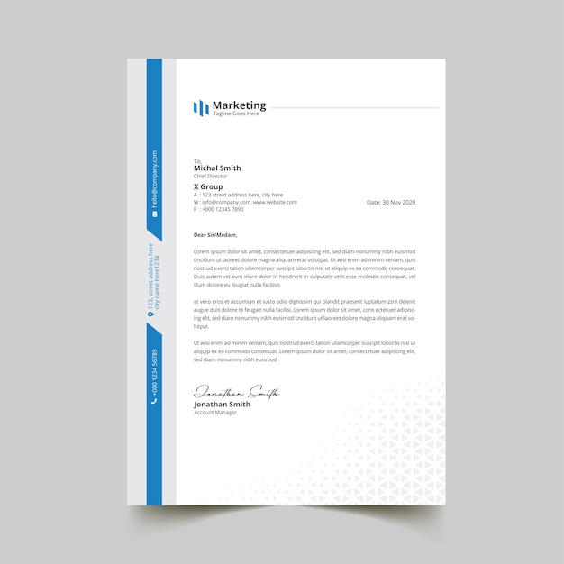 Letterhead Template