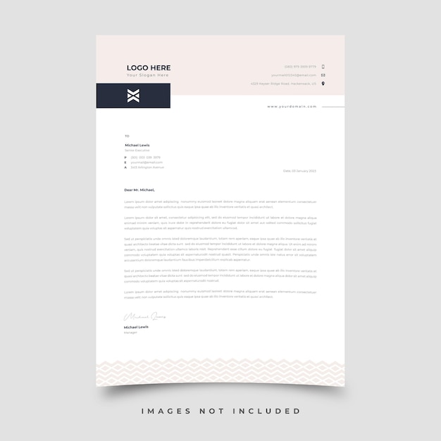 Letterhead template