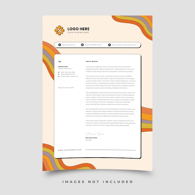 Letterhead template