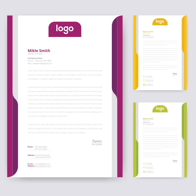 Letterhead Template