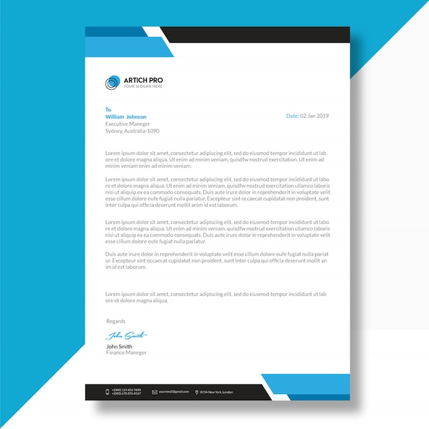 Letterhead Template