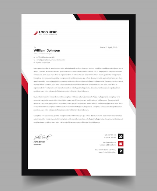 Letterhead Template