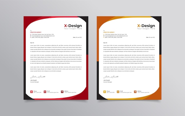 Letterhead Template