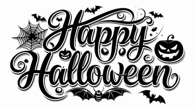 lettering happy helloween 2