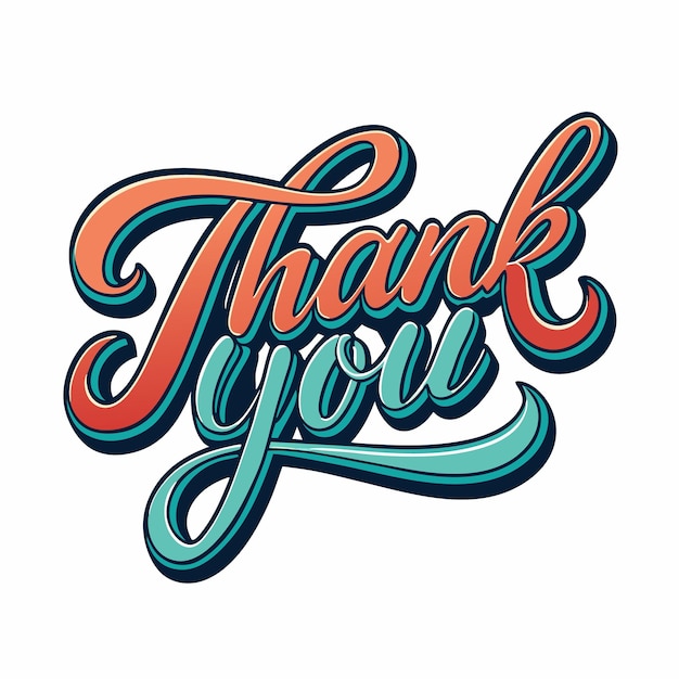 lettering thank you